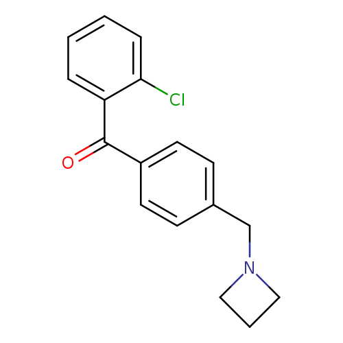 (4-(Azetidin-1-ylmethyl)phenyl)(2-chlorophenyl)methanone