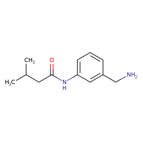 N-[3-(aminomethyl)phenyl]-3-methylbutanamide