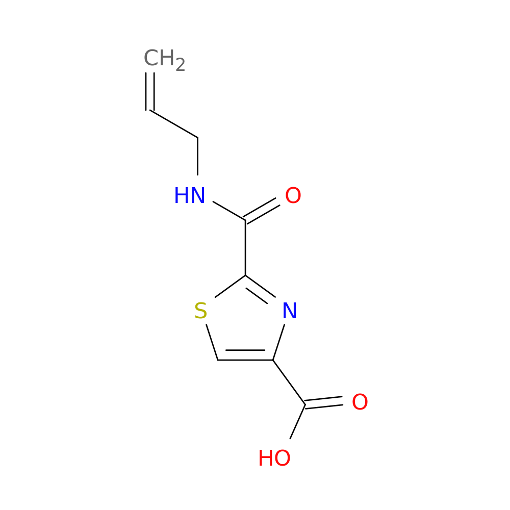 2-[(prop-2-en-1-yl)carbamoyl]-1,3-thiazole-4-carboxylic acid