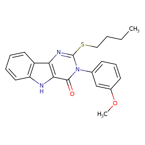 2-(butylsulfanyl)-3-(3-methoxyphenyl)-3H,4H,5H-pyrimido[5,4-b]indol-4-one