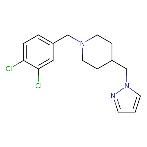 1-[(3,4-dichlorophenyl)methyl]-4-[(1H-pyrazol-1-yl)methyl]piperidine