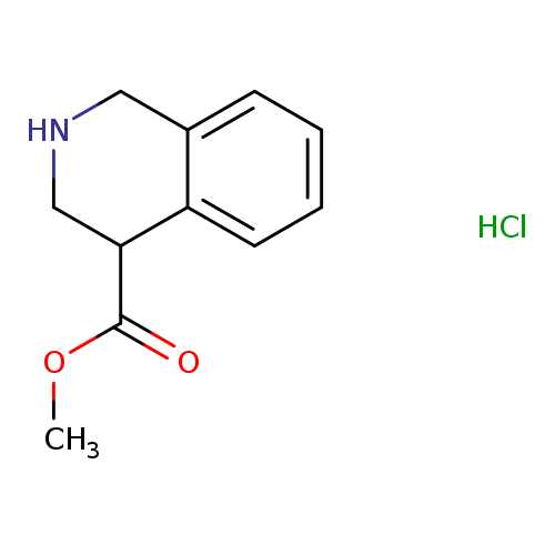4-Isoquinolinecarboxylic acid, 1,2,3,4-tetrahydro-, methyl ester, hydrochloride (1:1)