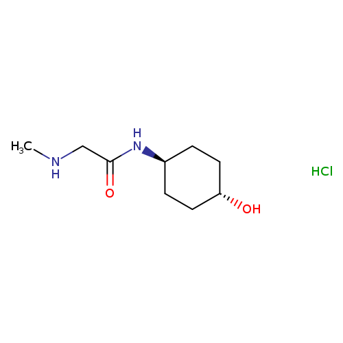 rac-2-(methylamino)-N-[(1r,4r)-4-hydroxycyclohexyl]acetamidehydrochloride,trans