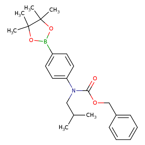4-(N-Cbz-N-isobutylamino)phenylbornic acid, pinacol ester