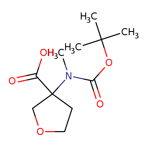3-{[(tert-butoxy)carbonyl](methyl)amino}oxolane-3-carboxylic acid