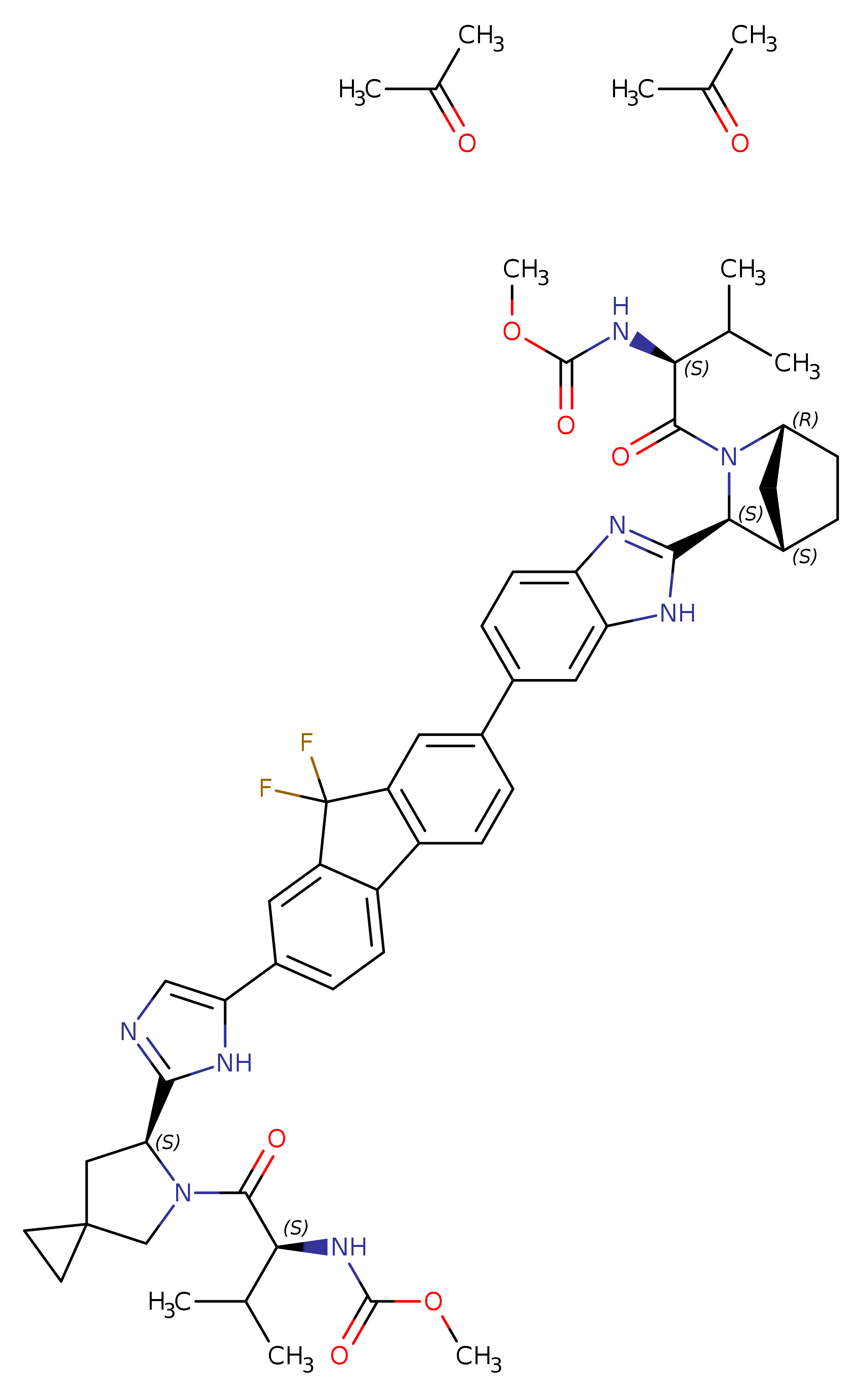Ledipasvir diacetone