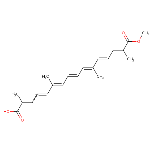 8,8'-Diapo-ψ,ψ-carotene-8,8'-dioic acid 8-methyl ester