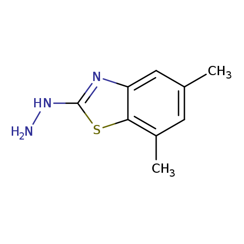 2-Hydrazino-5,7-dimethyl-1,3-benzothiazole