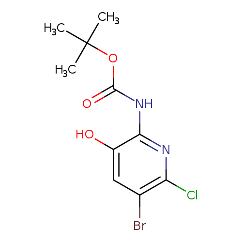 tert-Butyl (5-bromo-6-chloro-3-hydroxypyridin-2-yl)carbamate