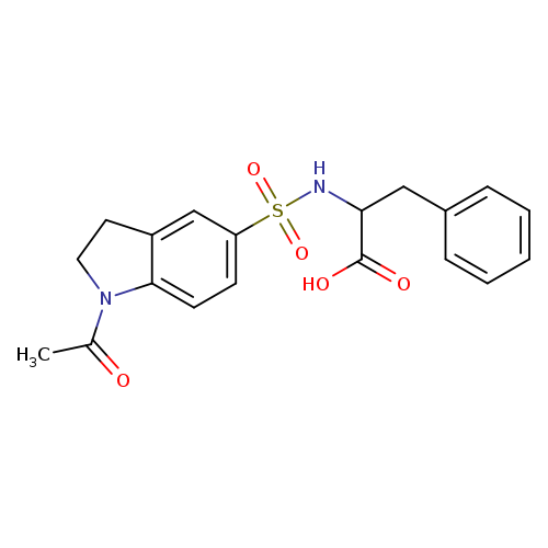 2-([(1-Acetyl-2,3-dihydro-1h-indol-5-yl)sulfonyl]amino)-3-phenylpropanoic acid
