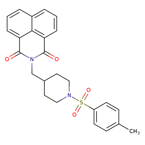 3-{[1-(4-methylbenzenesulfonyl)piperidin-4-yl]methyl}-3-azatricyclo[7.3.1.0^{5,13}]trideca-1(12),5,7,9(13),10-pentaene-2,4-dione