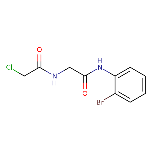 N-{[(2-bromophenyl)carbamoyl]methyl}-2-chloroacetamide