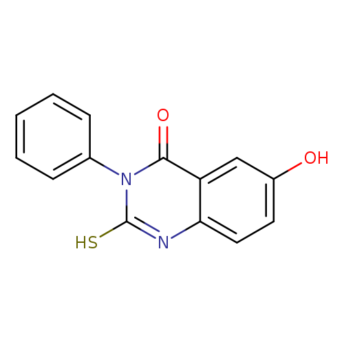 6-hydroxy-3-phenyl-2-sulfanyl-3,4-dihydroquinazolin-4-one