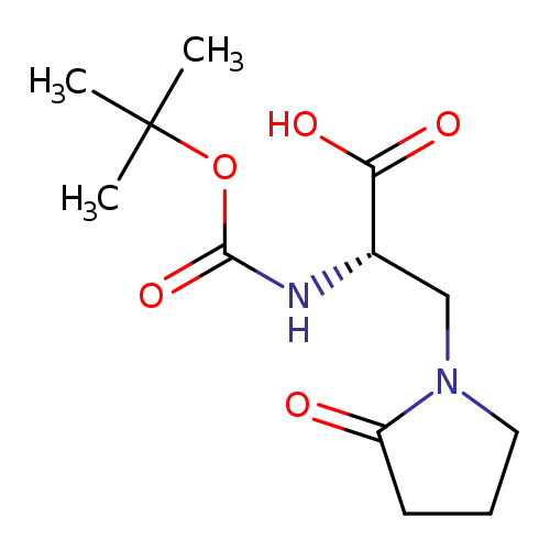(2S)-2-{[(tert-butoxy)carbonyl]amino}-3-(2-oxopyrrolidin-1-yl)propanoicacid