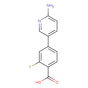 4-(6-Aminopyridin-3-yl)-2-fluorobenzoic acid