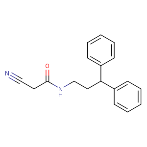 2-Cyano-n-(3,3-diphenylpropyl)acetamide