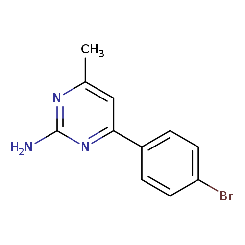 4-(4-Bromophenyl)-6-methylpyrimidin-2-amine