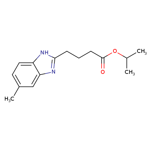propan-2-yl 4-(5-methyl-1H-1,3-benzodiazol-2-yl)butanoate