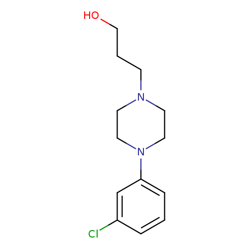 1-Piperazinepropanol,4-(3-chlorophenyl)-