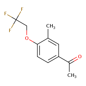 1-[3-Methyl-4-(2,2,2-trifluoro-ethoxy)-phenyl]-ethanone