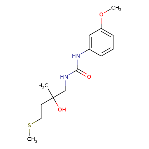 3-[2-hydroxy-2-methyl-4-(methylsulfanyl)butyl]-1-(3-methoxyphenyl)urea