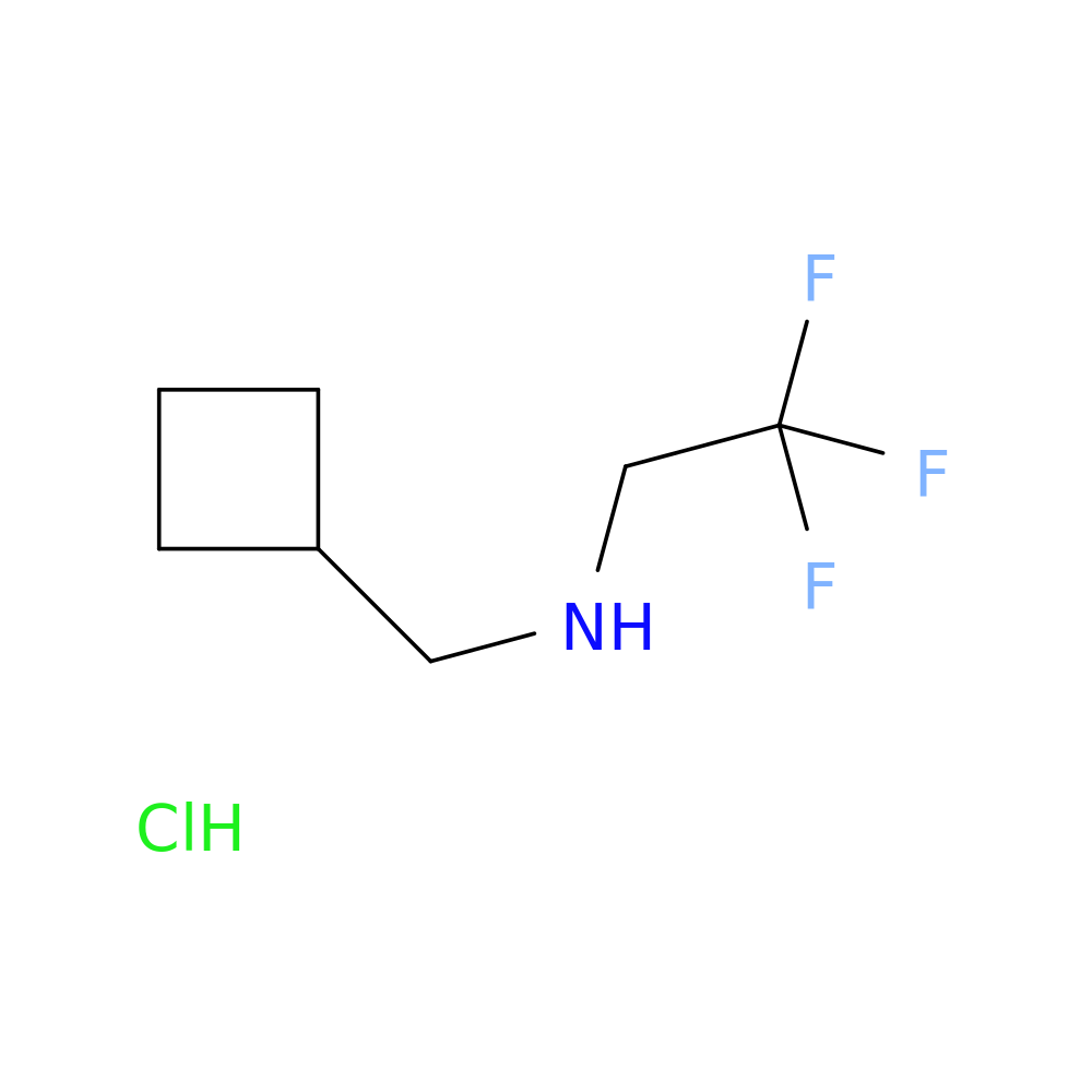 (cyclobutylmethyl)(2,2,2-trifluoroethyl)amine hydrochloride