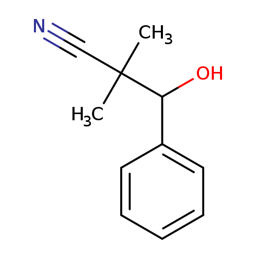 Benzenepropanenitrile, β-hydroxy-α,α-dimethyl-
