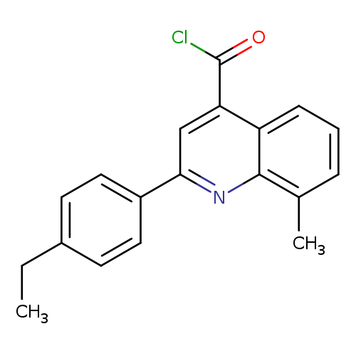 2-(4-Ethylphenyl)-8-methylquinoline-4-carbonyl chloride