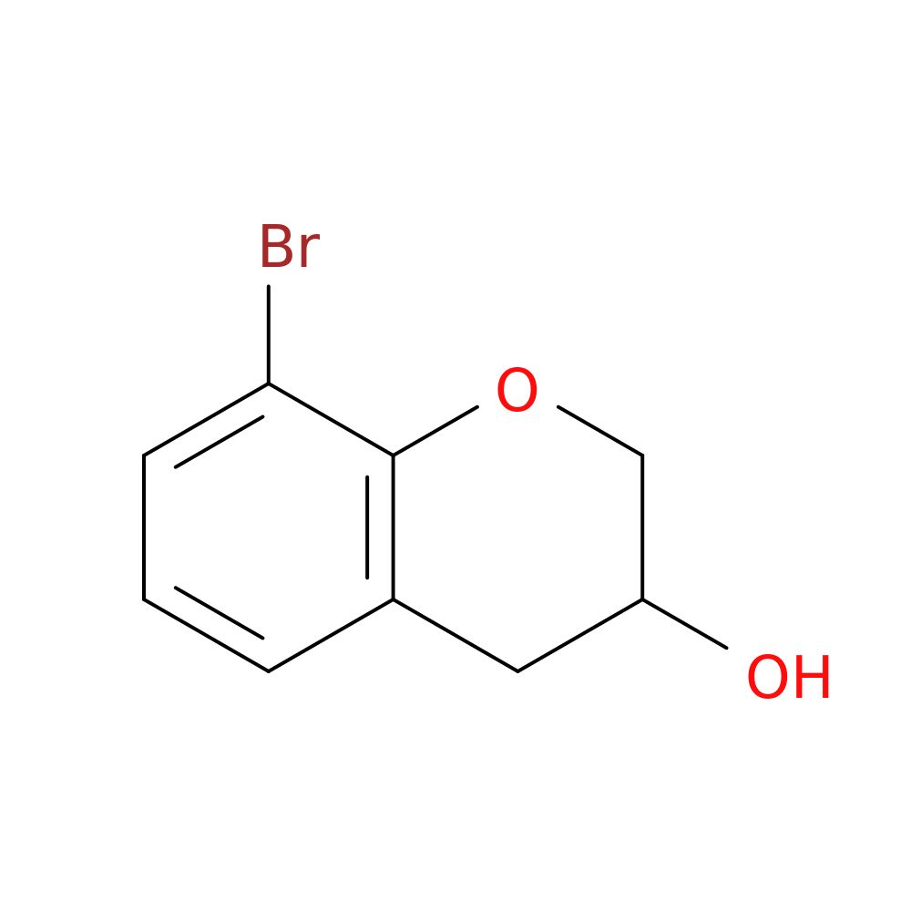 2H-1-Benzopyran-3-ol, 8-bromo-3,4-dihydro-