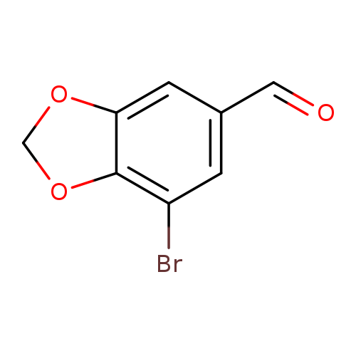 1,3-Benzodioxole-5-carboxaldehyde, 7-bromo-