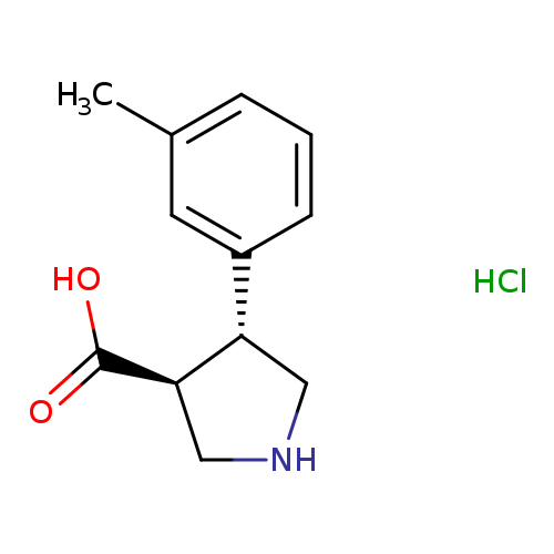 Trans-4-(m-tolyl)pyrrolidine-3-carboxylic acid hydrochloride