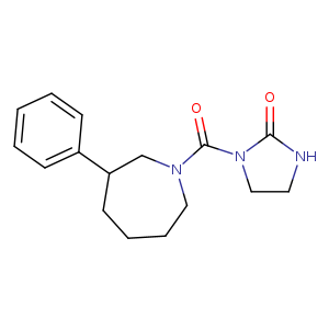 1-(3-phenylazepane-1-carbonyl)imidazolidin-2-one