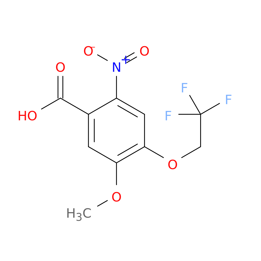 5-methoxy-2-nitro-4-(2,2,2-trifluoroethoxy)benzoic acid