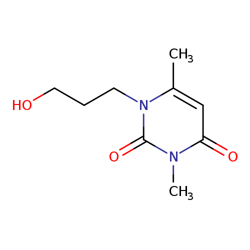 2,4(1H,3H)-Pyrimidinedione, 1-(3-hydroxypropyl)-3,6-dimethyl-