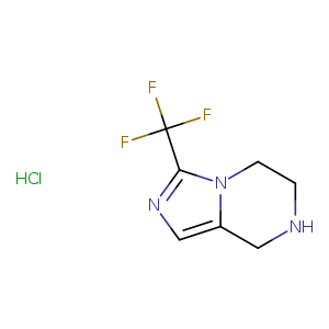 3-(trifluoromethyl)-5,6,7,8-tetrahydroimidazo[1,5-a]pyrazine;hydrochloride