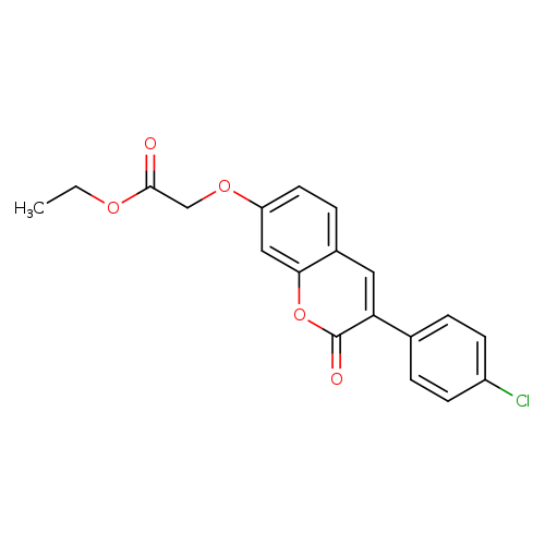 ethyl 2-{[3-(4-chlorophenyl)-2-oxo-2H-chromen-7-yl]oxy}acetate