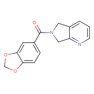 6-(2H-1,3-benzodioxole-5-carbonyl)-5H,6H,7H-pyrrolo[3,4-b]pyridine