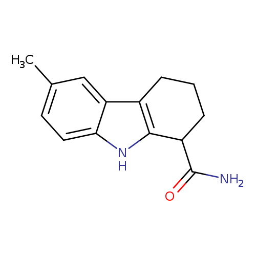 6-methyl-2,3,4,9-tetrahydro-1H-carbazole-1-carboxamide