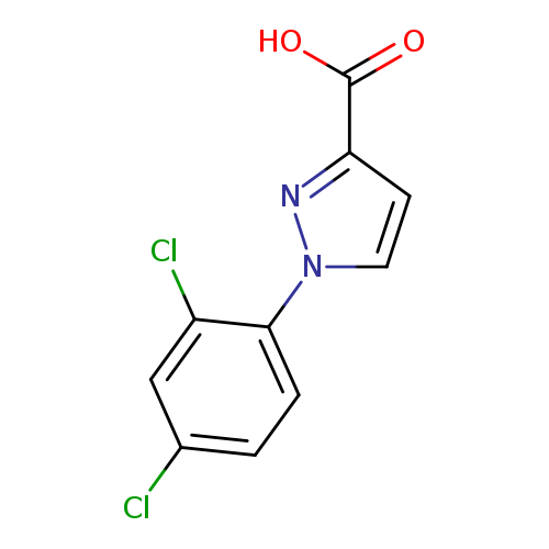 1-(2,4-dichlorophenyl)-1H-pyrazole-3-carboxylic acid
