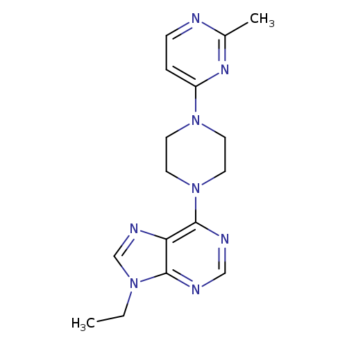 9-ethyl-6-[4-(2-methylpyrimidin-4-yl)piperazin-1-yl]-9H-purine