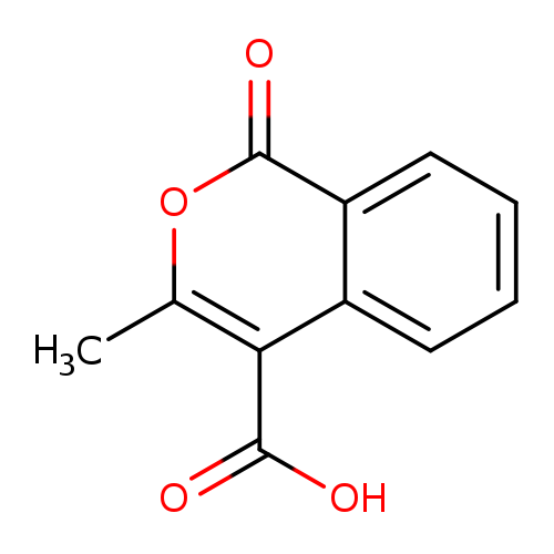 3-Methyl-1-oxo-1H-isochromene-4-carboxylic acid