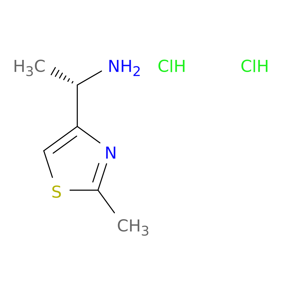 (1S)-1-(2-methyl-1,3-thiazol-4-yl)ethan-1-amine dihydrochloride
