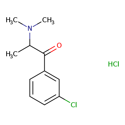 1-(3-chlorophenyl)-2-(dimethylamino)-1-propanone,monohydrochloride