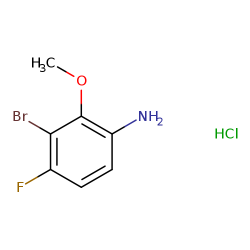 3-bromo-4-fluoro-2-methoxyanilinehydrochloride