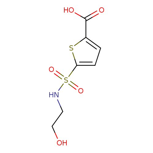 5-[(2-Hydroxyethyl)sulfamoyl]thiophene-2-carboxylic acid