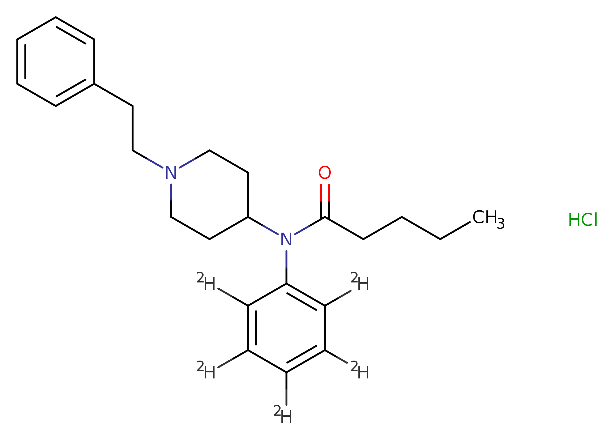 N-phenyl-d5-N-[1-(2-phenylethyl)-4-piperidinyl]-pentanamide,monohydrochloride