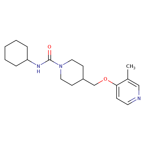 N-cyclohexyl-4-{[(3-methylpyridin-4-yl)oxy]methyl}piperidine-1-carboxamide