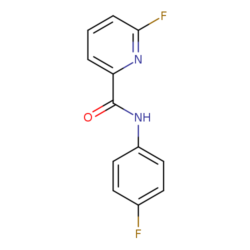 6-fluoro-N-(4-fluorophenyl)pyridine-2-carboxamide
