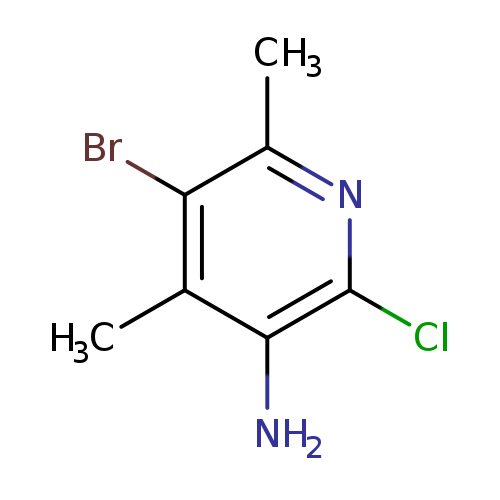 "5-bromo-2-chloro-4,6-dimethylpyridin-3-amine"
