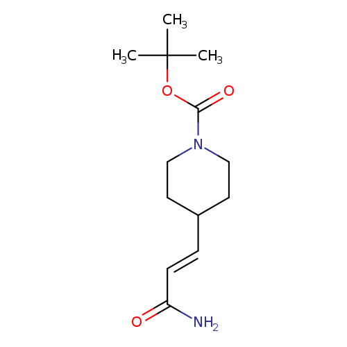 tert-butyl 4-[(1E)-2-carbamoyleth-1-en-1-yl]piperidine-1-carboxylate
